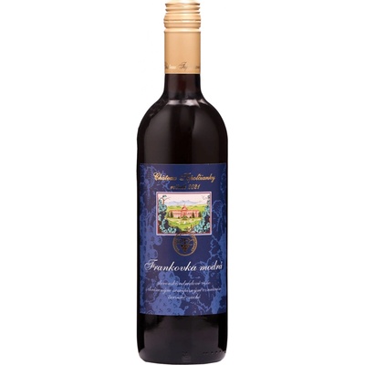 Topoľčianky Frankovka modrá 2021 12,5% 0,75 l (čistá fľaša)