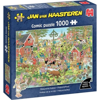 Jumbo - Puzzle Jan Van Haasteren: Midsummer Festival - 1 000 piese