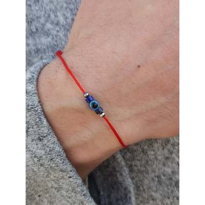 Мъжка гривна със синьо око