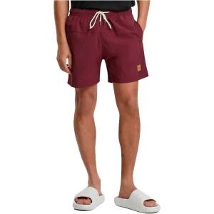 Urban Classics Бански гащета Urban classics Block swimming shorts 2 units - Red (Black / Cherry)