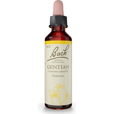 Bachovy originální květové esence Hořec nahořklý Gentian 20 ml