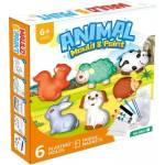 Man Yuk Toys Комплект за създаване на магнитни хладилни фигурки - животни (8907)