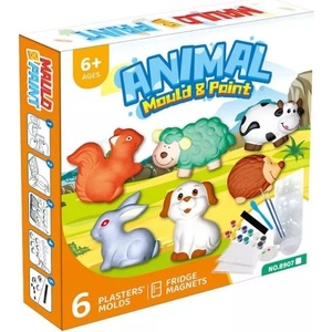 Man Yuk Toys Комплект за създаване на магнитни хладилни фигурки - животни (8907)