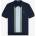 Fred Perry Блуза с яка Fred Perry Men's Vertical Stripe Zipped Short-Sleeve Polo Shirt - Dk Airforce 738