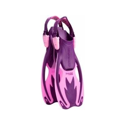 Cressi-Sub Cressi Rocks Kid Snorkeling Fins for Children - Adjustable Fins - Quick Putting On, Adjustable Foot Area - Diving Fins & Swimming Fins Children - Pink - L/X (34/38) - USF020304P