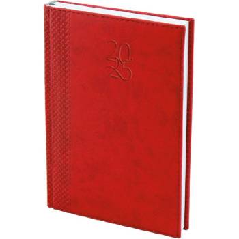 Бележник с дати термо с кант 14х20 cm Червен (2011018-07-42049620)