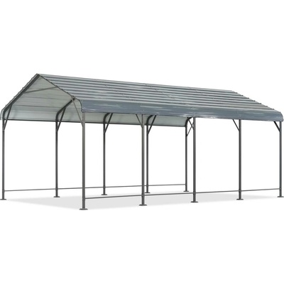 Garden Point Kovový přístřešek pro auto Texas 3,6 x 6 m antracitový