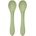 Lorelli Силиконови лъжички Lorelli - Natural, 2 броя, Fresh Green (10230690004)