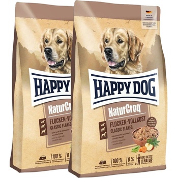 Happy Dog NaturCroq Flocken Vollkost 2 x 10 кг