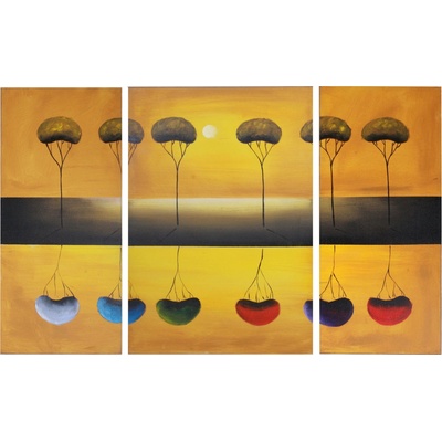 Ručně malovaný obraz Dalmart strom 140x90cm třídílný