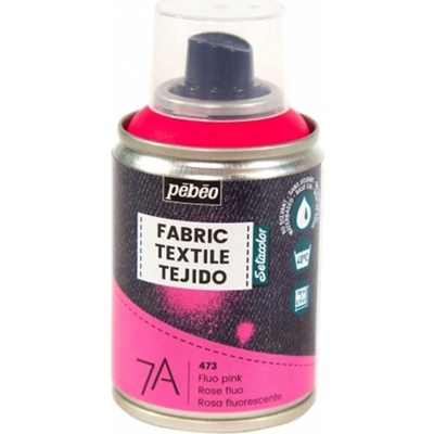 Pebeo 7A farba na extil v spreji 100 ml 473 fluo ružová