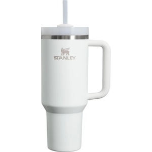 STANLEY 1913 Quencher H2.0 Flowstate Drinking Bottle with Straw 1.2L - Thermo Mug Cools 11 Hours - 48 Hours Ice Cooled - Thermos Bottle BPA Free - Stainless Steel Drinking Cup - Frost - 10-10824-803 (10-10824