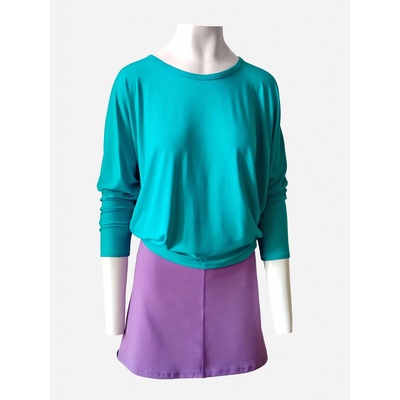 BHiStyle Bat Sleeve Bamboo Top LEONE emerald