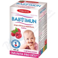 Terezia Company Baby Imun sirup s hlívou a rakytníkem příchuť malina 100 ml