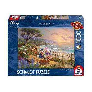 Schmidt Spiele Thomas Kinkade Studios: Disney - Donald and Daisy A Duck Day Afternoon (1000 Teile)