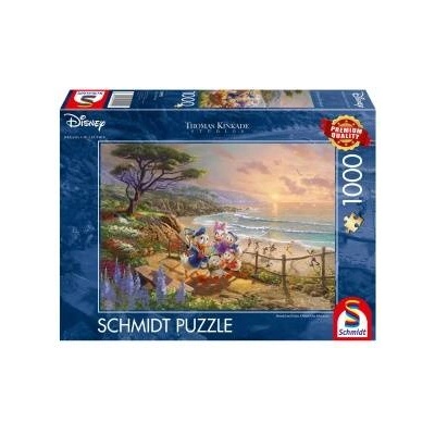 Schmidt Spiele Thomas Kinkade Studios: Disney - Donald and Daisy A Duck Day Afternoon (1000 Teile)
