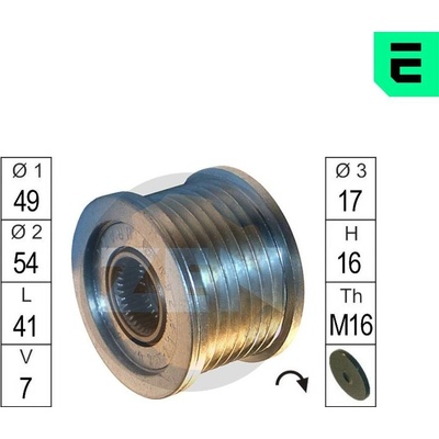 Voľnobeżka alternátora ERA ZN5562