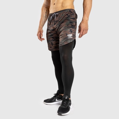 Iron Aesthetics Funkční šortky s legínami Speed 2in1 camo Velikost S Maskačova