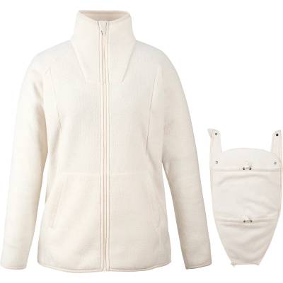 Mamalila Дамско поларено яке Mamalila Women's Fleece-Tragejacke Basel Fleece jacket - Off White - размер XL (105-5738-0215)