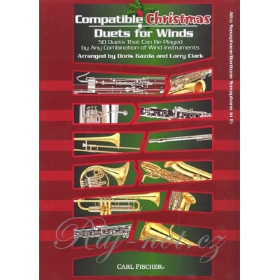 Compatible Christmas Duets for Winds noty pre altový saxofón
