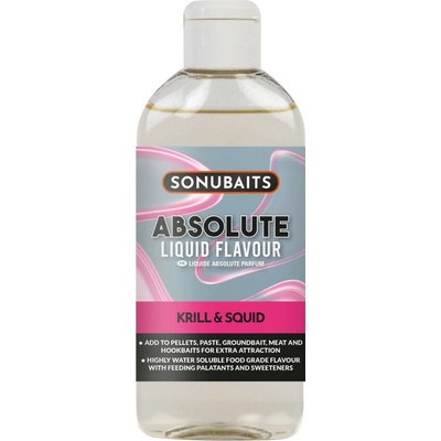Sonubaits Tekutý Atraktor Absolure Liquid Flavour Krill and Squid 200 ml