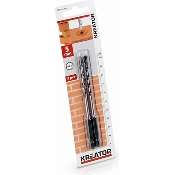 KREATOR vrtáky 5*105 HEX kameň 2 ks KRT011402