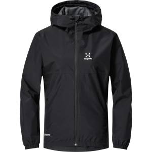 Haglöfs Дамско водоустойчиво яке Haglöfs Women's Kaise GTX Jacket Waterproof jacket - True Black - размер XS (102-4319-0211)