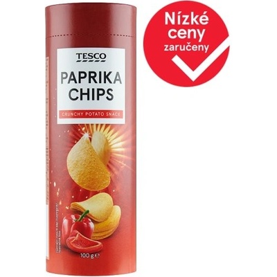 Tesco Bramborový snack s paprikovou příchutí 100g