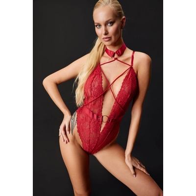 Hunkemöller Erotické body Brandy I červená – Zboží Dáma
