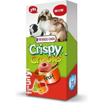 Versele-Laga Crispy Crunchies Fruit 75G-хрупкави хапки с плодове за зайци , чинчили , хамстери и др (VR462093)