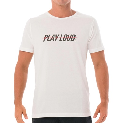 69slam Мъжка тениска 69SLAM PLAYLOUD WHITE DNA 69slam | Byal Mnogotsveten | МЪЖЕ | S