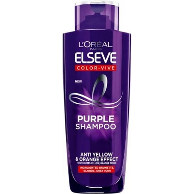L'Oréal Elseve Color Vive Шампоан за неутрализиране на жълти и оранжеви оттенъци 200мл