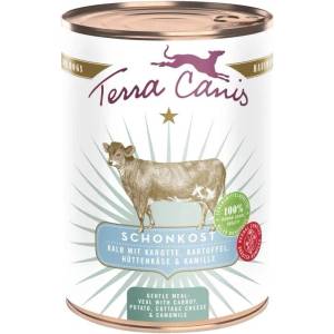 Terra Canis Gentle Meal Телешко с моркови, картофи, извара и лайка 400 г
