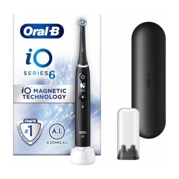 Oral-B Електрическа четка за зъби Braun Oral-B iO 6, Черен оникс