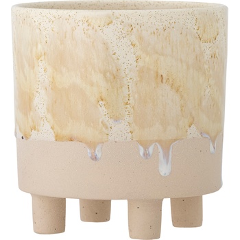 Bloomingville Кашпа Imoa на крачета 15, 5 см жълта (82058253)