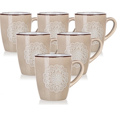Banquet Sada hrnčekov Shape 6 x 400 ml