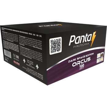 Kompaktní ohňostroj Orcus 100 ran 20 mm