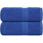 vidaXL Кърпи за гости FROGN 2 бр. сини 30x50 см 360 г/м2 (136707)