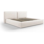 Cosmopolitan Design Бежово тапицирано двойно легло с място за съхранение и решетка 140x200 cm Arendal - Cosmopolitan Design (COS_BFD140_78_F1_ARENDAL1)