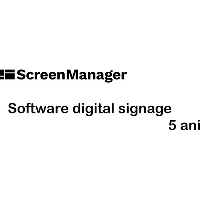 ScreenManager Софтуер за дигитални табели Enterprise SCREENMANAGER 5 години