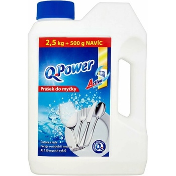 Q-Power prášek do myčky 2,5 kg + 500 g