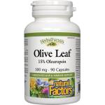 Natural Factors Olive Leaf / Маслина (лист) 500 mg х 90 капсули Natural Factors (4570 NF)