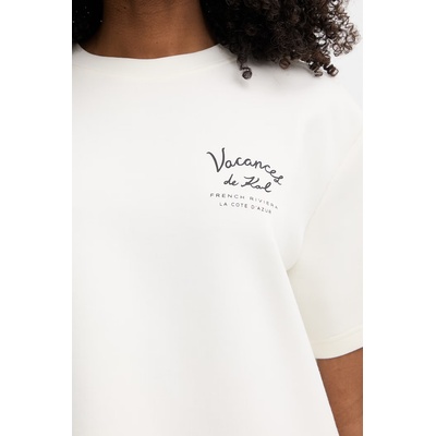Karl Lagerfeld Тениска basic дамска от модал (B2W44004)
