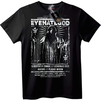 NOONEBRAND Тениска Концерт на EYEHATEGOD - S, Black