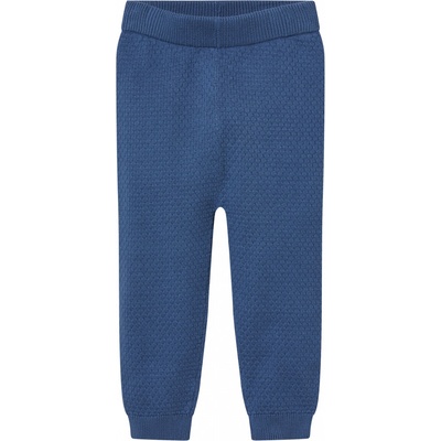 Lupilu Chlapecké pletené kalhoty s BIO bavlnou modrá