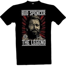 Tričko s potiskem Bud spencer legenda pánské černá