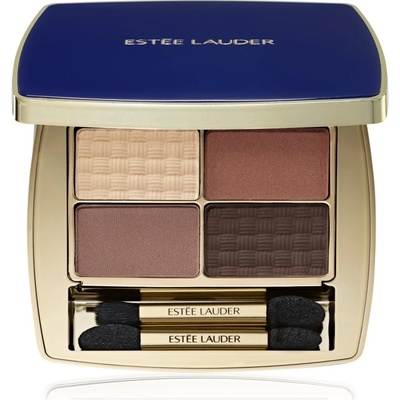 Estée Lauder Pure Color The Essential Eyeshadow Quad палитра сенки за очи с апликатор цвят Gallery Hop 4 гр