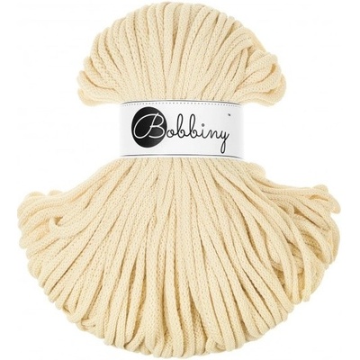 Bobbiny bavlněná šňůra PREMIUM 5mm Butter Yellow