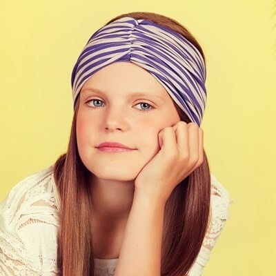 Christine Headwear Čepice Petite Swan, vzor Blue Stripes