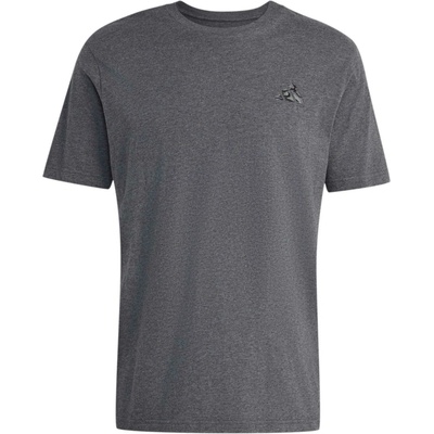 adidas CAMO EMBROIDERED LOGO TEE šedá, tmavě šedá